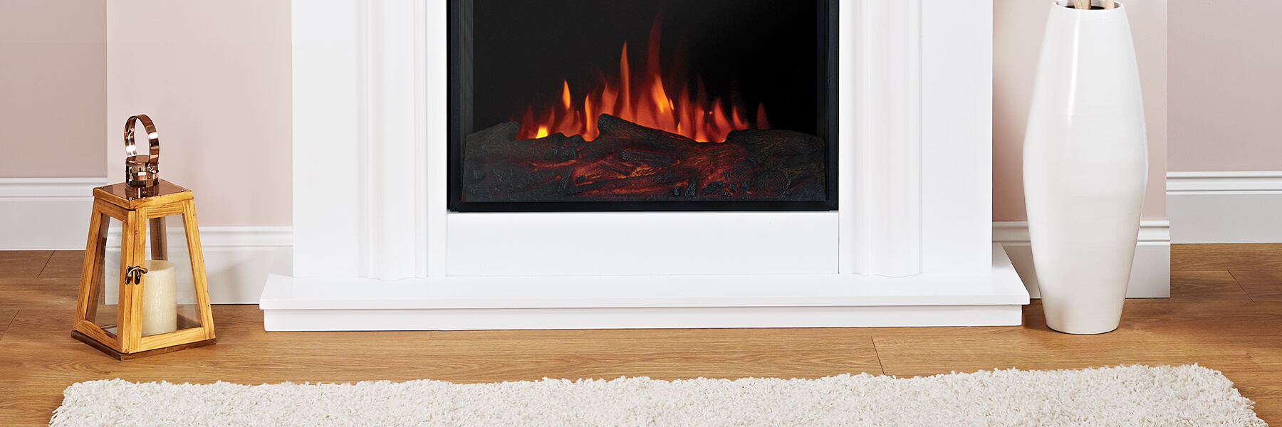 LCD Freestanding Electric Fire Suites