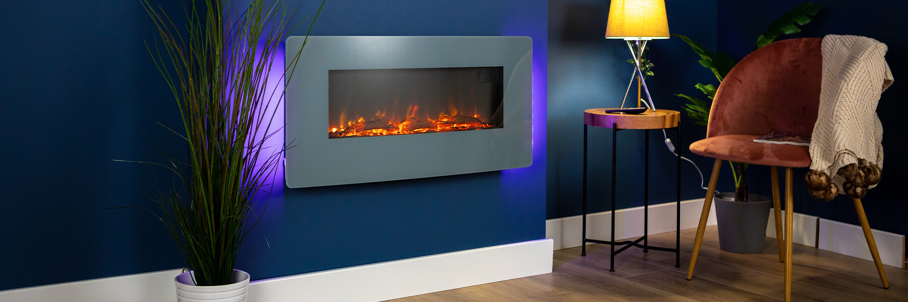 LED Wall Mounted Electric Fires