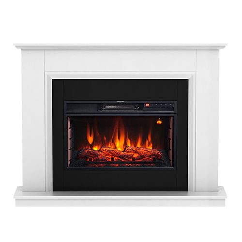 Calbourne White Electric Fire Suite