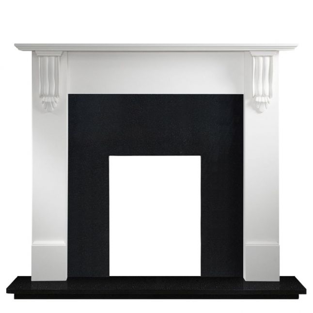Bude Agean Limestone Fireplace
