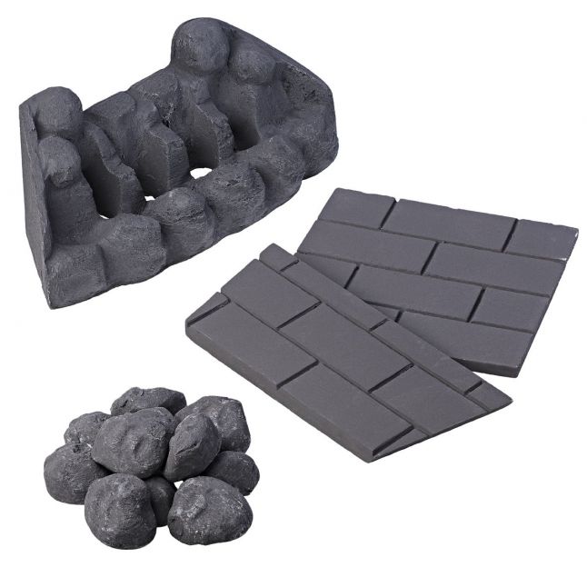 Slimline Coal Set - Moulded Chewton