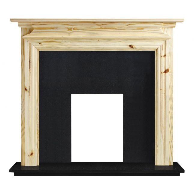 Dawlish Fireplace Unfinished Pine