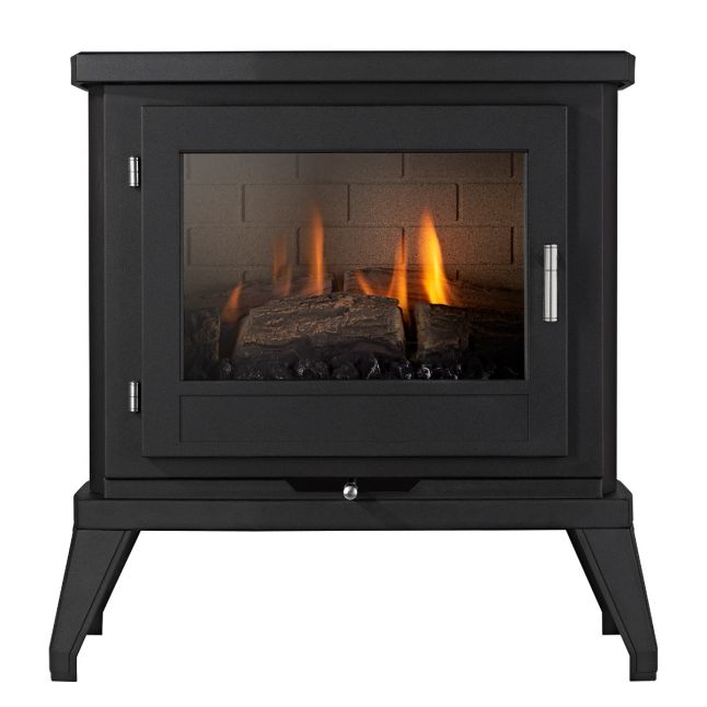 Doughton Flueless LPG Gas Stove Black