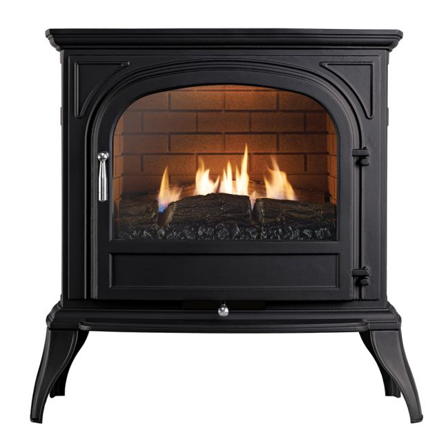 Hambleton Flueless LPG Gas Stove Black