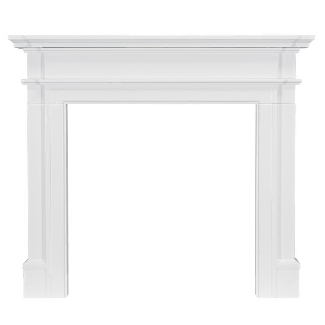 Montana Fireplace Surround Painted White