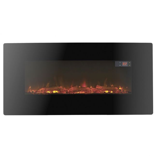 Pasadena Black LED Electric Fire