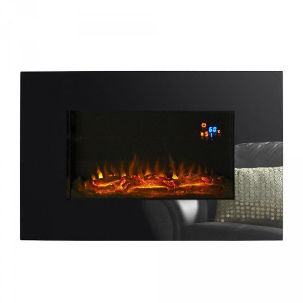 Shaftesbury Black LED Electric Fire