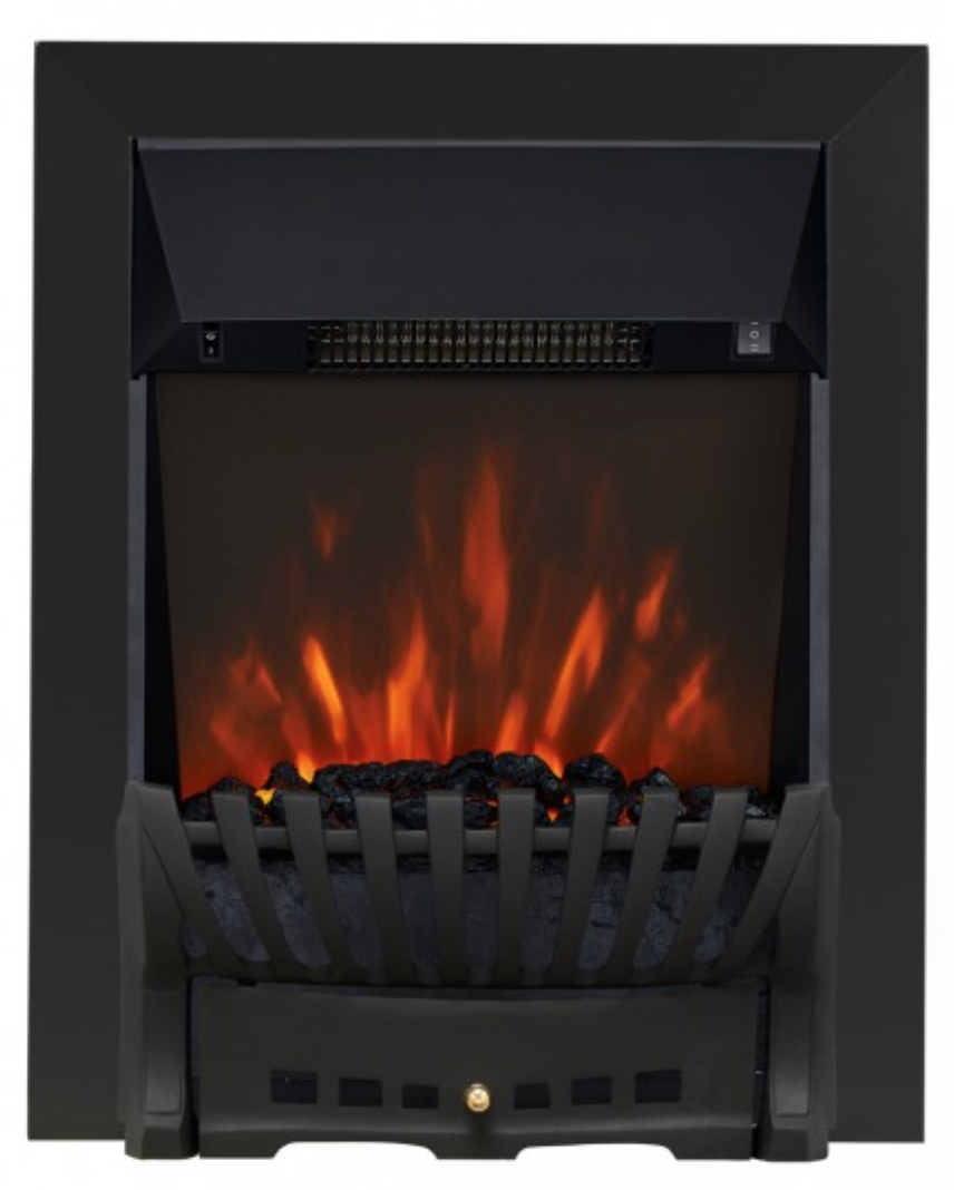 Clara elegance electric fire - black