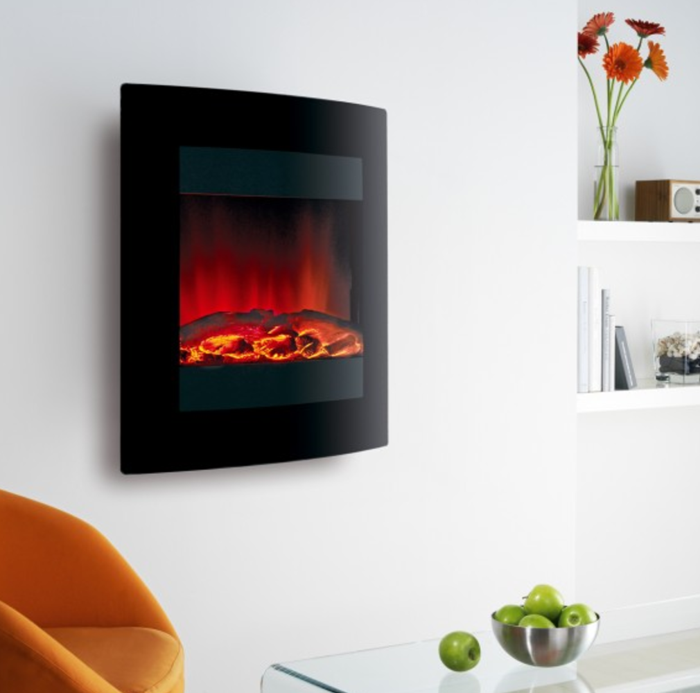 An electric fire can contribute to cosiness