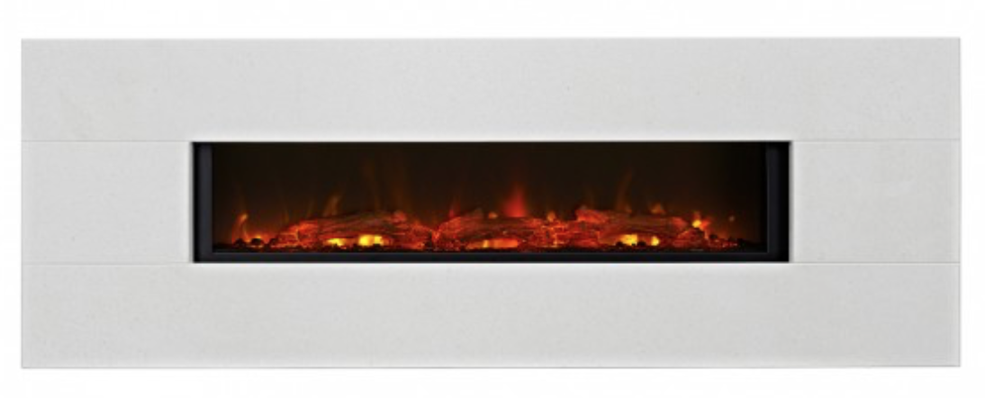 Grand Limestone LED electric fire