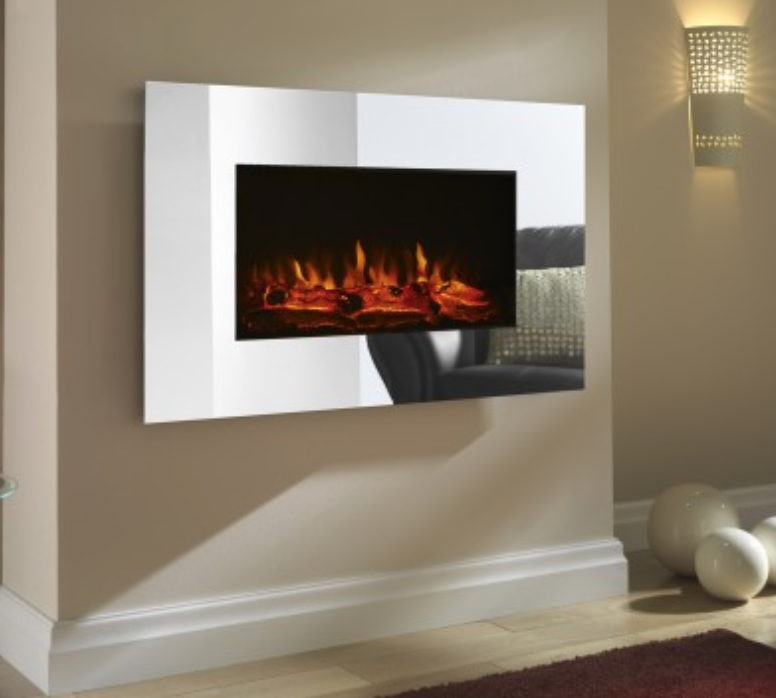 Mirror electric fire