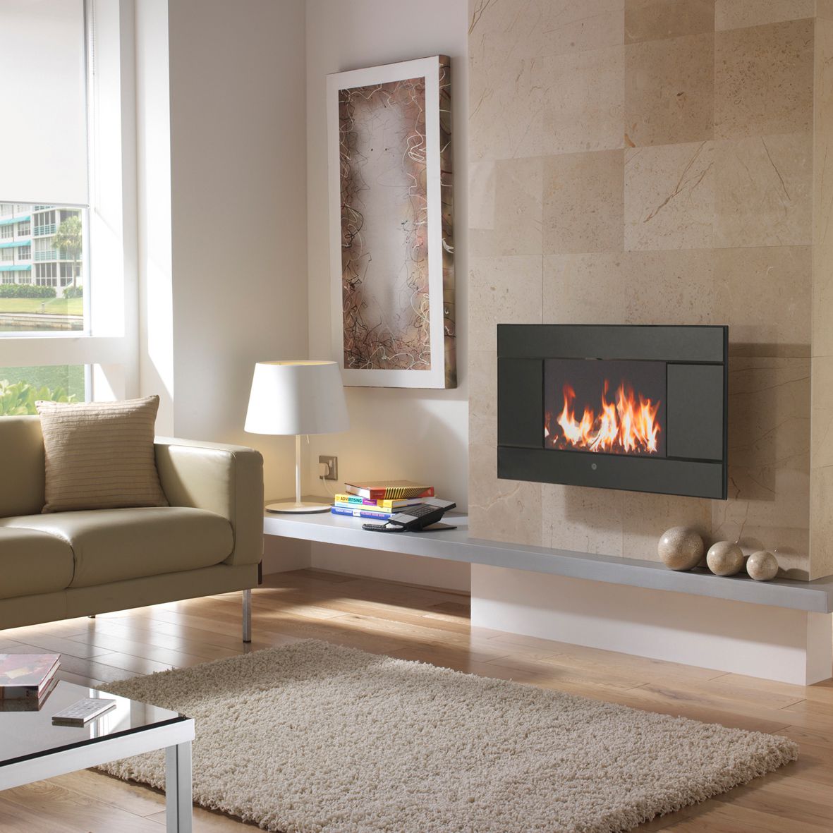 Electric fires are a good way to accessorise a living space 