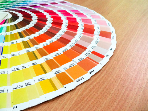 Pantone colour wheel 